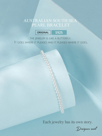 Bratara argint cu perle australiene (imitatii) [13]