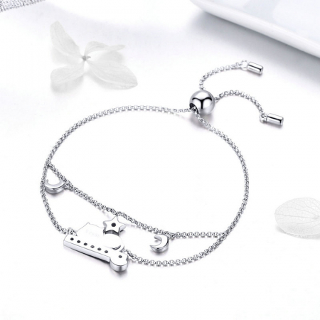 Bratara argint cu pisicuta si zirconii [6]