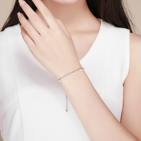 Bratara argint Elf cu zirconii albe [8]