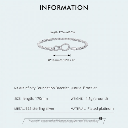Bratara argint infinit [8]