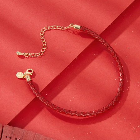 Bratara argint norocoasa cu sfoara rosie [6]