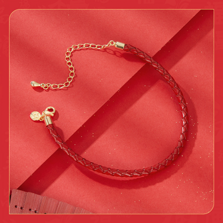 Bratara argint norocoasa cu sfoara rosie [14]