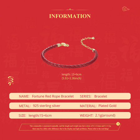 Bratara argint norocoasa cu sfoara rosie [12]