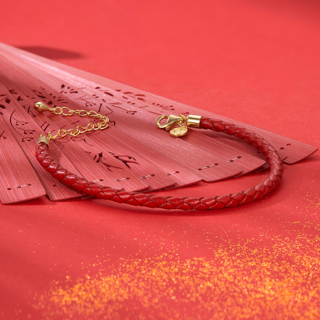 Bratara argint norocoasa cu sfoara rosie [4]