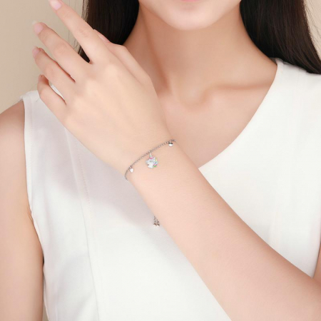 Bratara argint reglabila cu Unicorn [2]