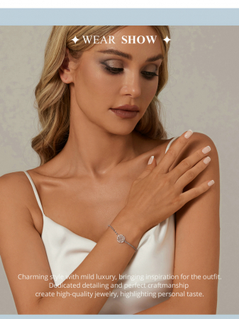 Bratara argint trandafir [16]