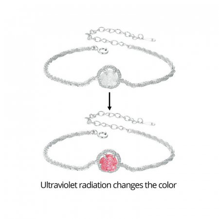 Bratara argint trandafir [2]