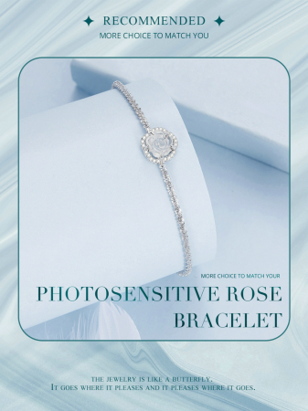 Bratara argint trandafir [19]