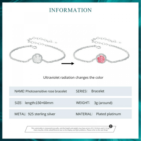 Bratara argint trandafir [14]
