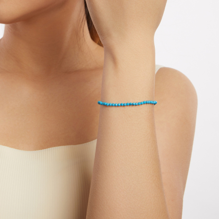 Bratara argint Turcoaz Sintetic [8]