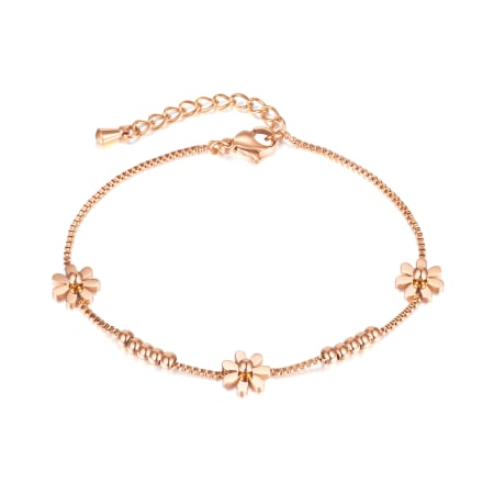 Bratara aurie cu flori delicate – Eleganta si feminitate subtila