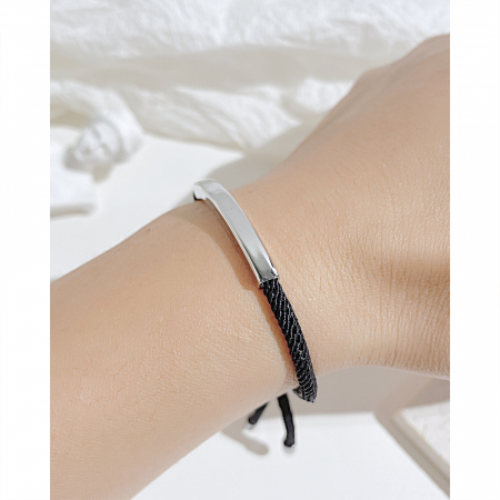Bratara cu snur si inox [2]