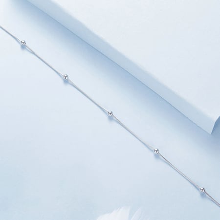 Bratara glezna argint cu bilute [5]