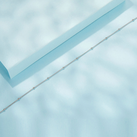 Bratara glezna  argint cu margelute [6]