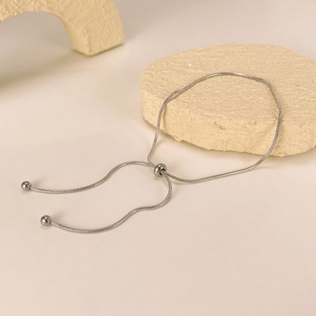 Bratara glezna inox ajustabila tip sarpe – Minimalism si versatilitate [3]