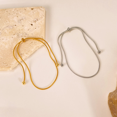 Bratara glezna inox ajustabila tip sarpe – Minimalism si versatilitate [6]