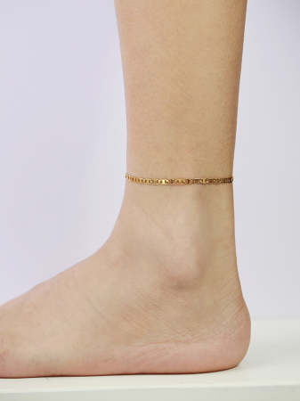 Bratara glezna inox auriu  21 + 5 cm [1]