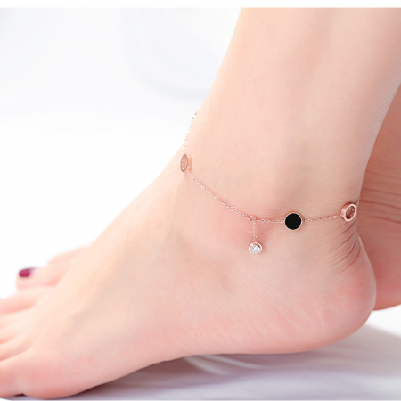 Bratara glezna inox cu cercuri [1]