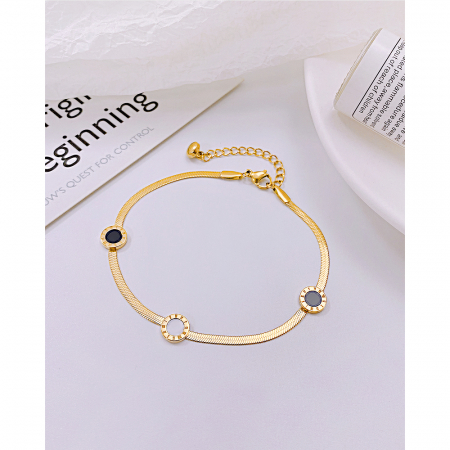 Bratara glezna inox cu cifre romane [7]