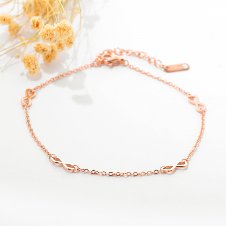 Bratara glezna inox cu infinit [8]