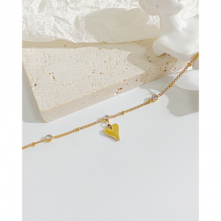 Bratara glezna inox cu inima [11]