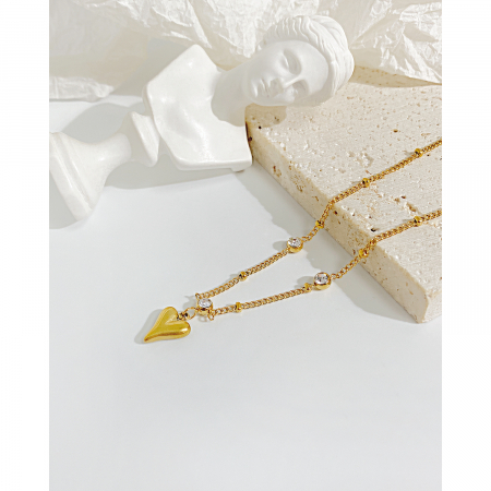 Bratara glezna inox cu inima [2]