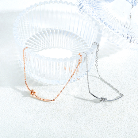 Bratara inox argintie cu nod – Simbol al conexiunii si echilibrului [5]