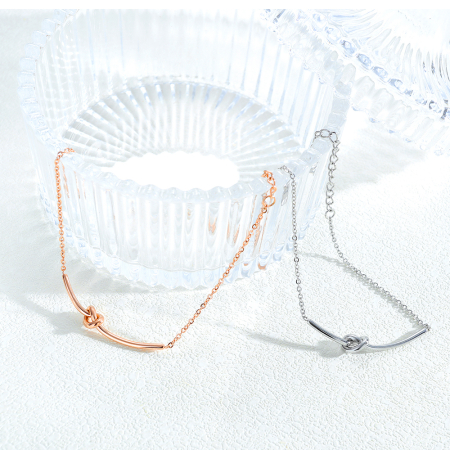 Bratara inox aurie cu nodul iubirii – Simbol al legaturilor durabile [7]