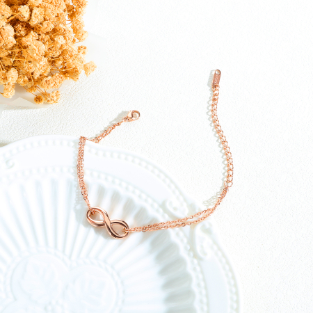 Bratara inox aurie cu simbol infinit – Eleganta si semnificatie eterna [9]