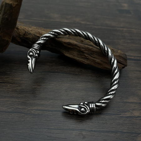 Bratara inox cu capete de soim [3]