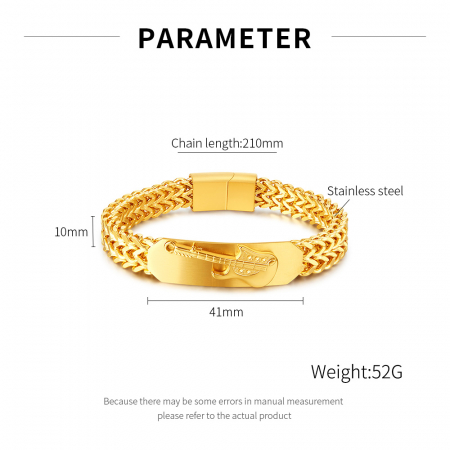 Bratara inox cu Chitara [6]