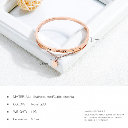 Bratara inox cu cifre romane [11]