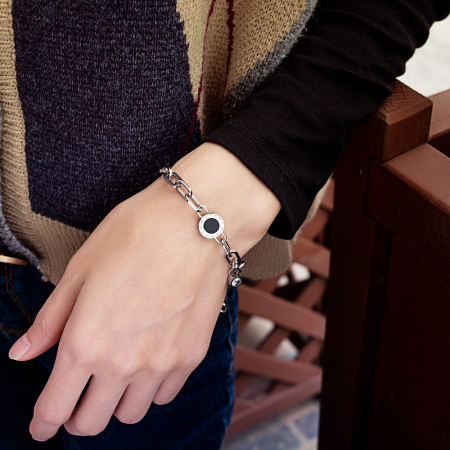 Bratara inox cu cifre romane [1]
