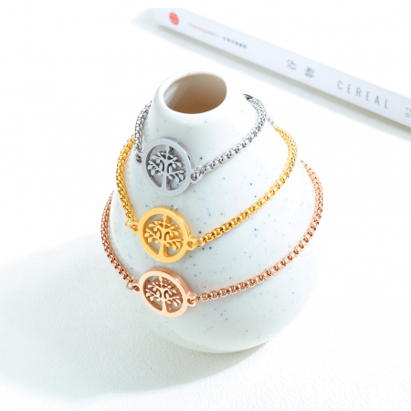 Bratara inox cu copacul vietii [4]