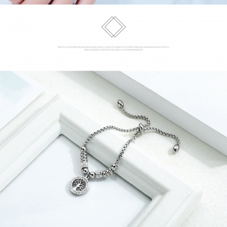 Bratara inox cu copacul vietii [2]