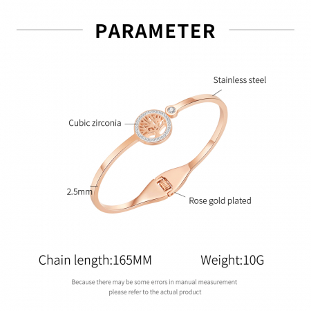 Bratara inox cu copacul vietii si zirconii [1]