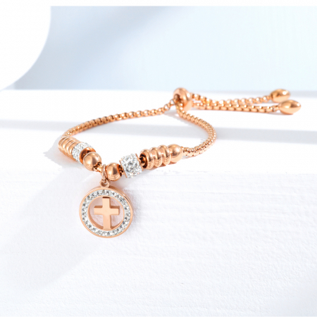 Bratara inox cu cruce [1]