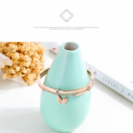 Bratara inox cu fluturasi [6]