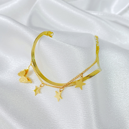 Bratara inox cu fluturasi [8]