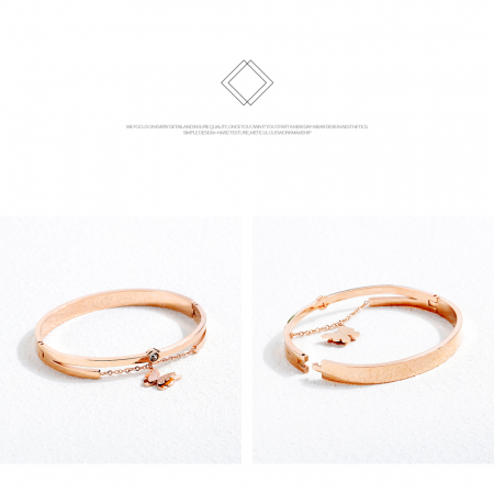 Bratara inox cu fluturasi [9]