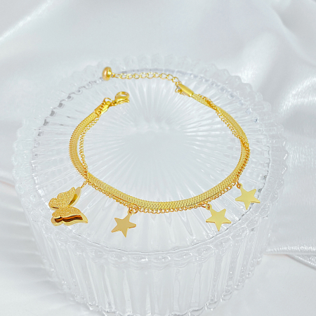 Bratara inox cu fluturasi [11]