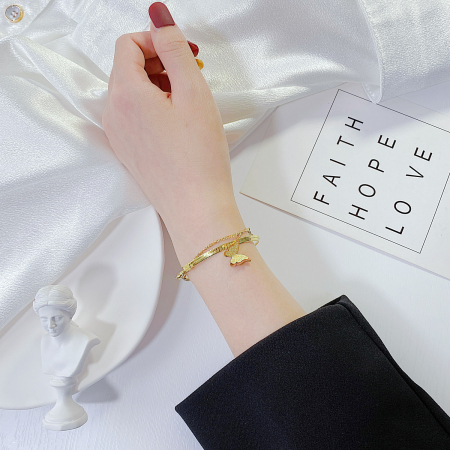 Bratara inox cu fluturasi [4]