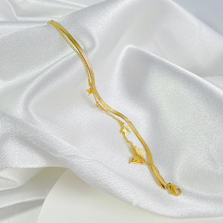 Bratara inox cu fluturasi [13]