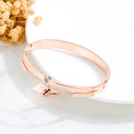 Bratara inox cu fluturasi [3]