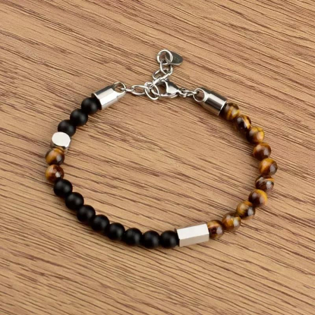 Bratara inox cu Ochi de Tigru [2]