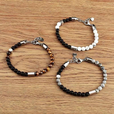 Bratara inox cu Ochi de Tigru [3]