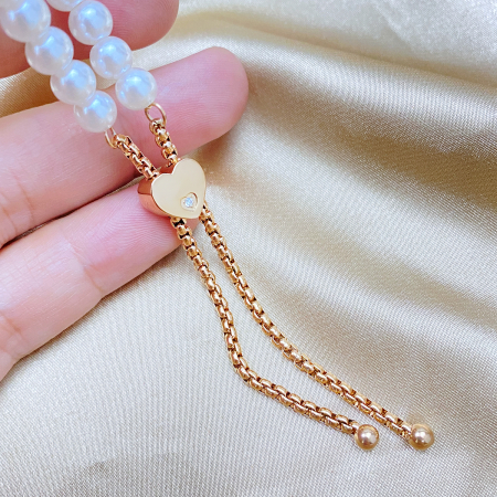 Bratara inox cu perle [2]