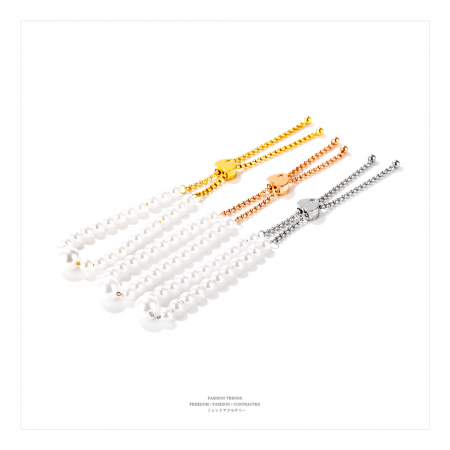 Bratara inox cu perle [7]