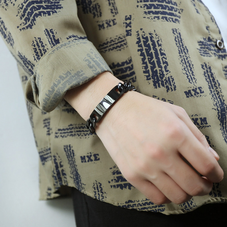 Bratara inox cu placuta [1]