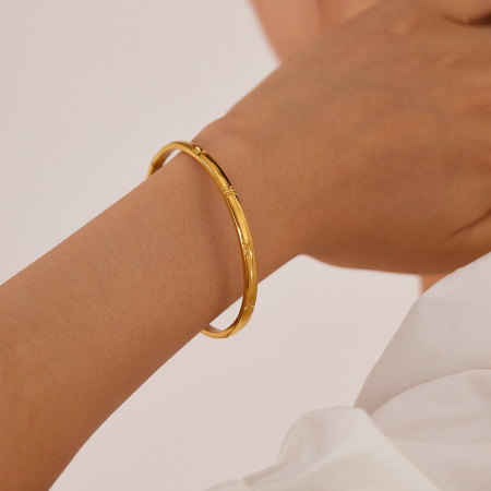 Bratara inox cu stelute incrustate [6]